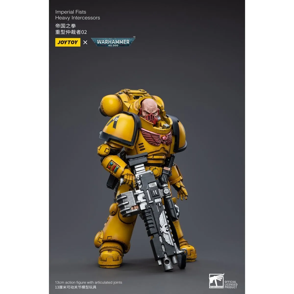 Warhammer 40k Imperial Fists Heavy Intercessors 02 (1/18 Scale)